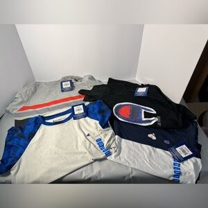 Champion 4 Kids' Colorful Short Sleeve Shirts Boys Size 10-12(M) New w/ Tags